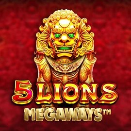 5 Lions Megaways logo – Slots by Pragmatic Play at Wild Robin Casino