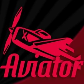 Aviator online game logo by Spribe on wildrobins.eu