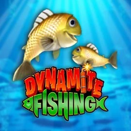 Dynamite Fishing logo – Slots by Inspired Gaming at Wild Robin Casino