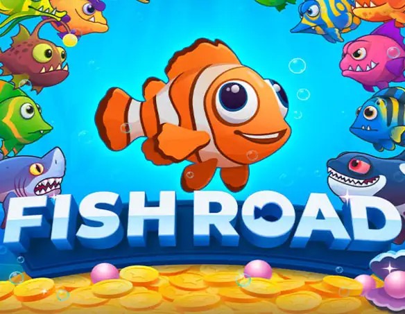 Fish Road by InOut, showcased at wildrobins.eu – game logo