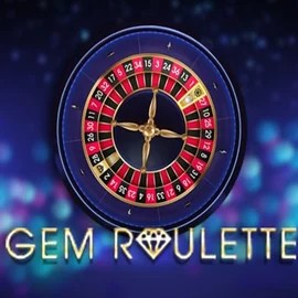 Gem Roulette online game logo by iSoftBet on wildrobins.eu