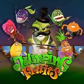 Jumping Fruits slot icon by Wazdan, available at Wild Robin Casino