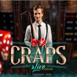 Live Craps by Evolution, showcased at wildrobins.eu – game logo