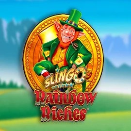 Official Casino Games logo: Slingo Rainbow Riches by Gaming Realms at Wild Robin Casino