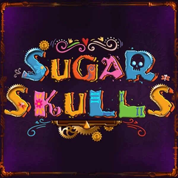 Sugar Skulls online game logo by Booming Games on wildrobins.eu